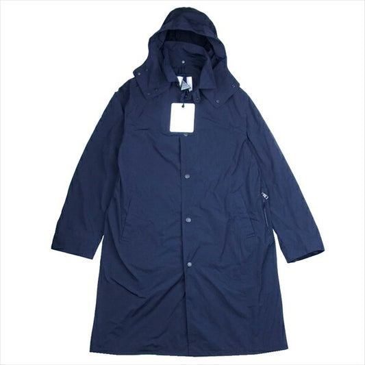 MONCLER モンクレール VICTOIRE GIACCA ナイロン ロング コート ネイビー系 1【新古品】【未使用】【中古】