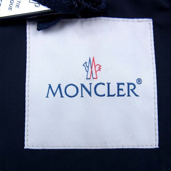 MONCLER モンクレール VICTOIRE GIACCA ナイロン ロング コート ネイビー系 1【新古品】【未使用】【中古】