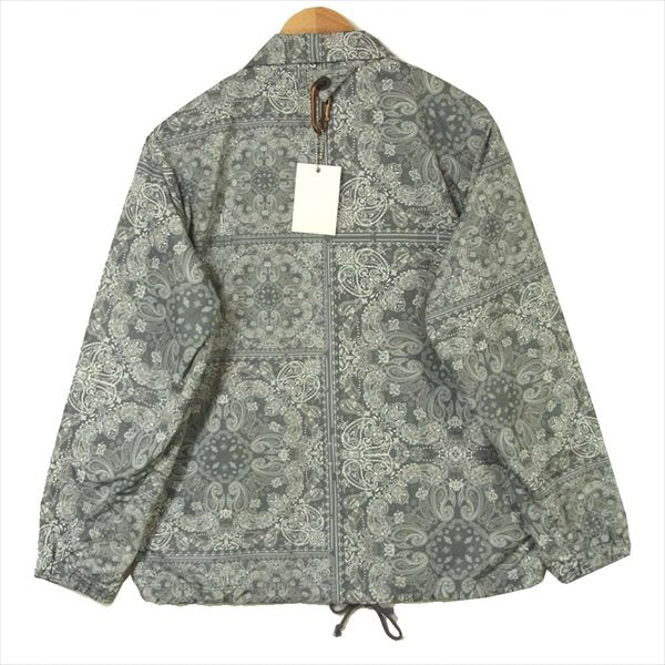 WHITE MOUNTAINEERING ホワイトマウンテニアリング 20ss WM2071221 COACH JACKET バンダナ プリンテッド コーチ ジャケット グレー系 グレー系 1【新古品】【未使用】【中古】