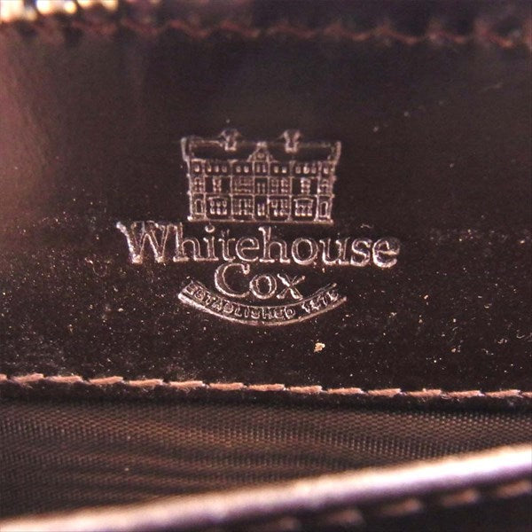WHITE HOUSE COX ホワイトハウスコックス S2622 ZIP ROUND PURSE ブライドルレザー ラウンドジップ ロングウォレット 長財布 財布 ブラウン系  ブラウン系【中古】