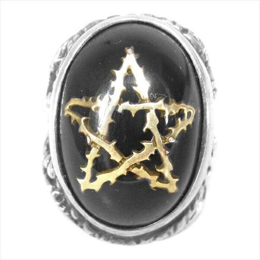ALEX STREETER アレックスストリーター ANGEL HEART RING エンジェルハート リング シルバー 18号程度【中古】