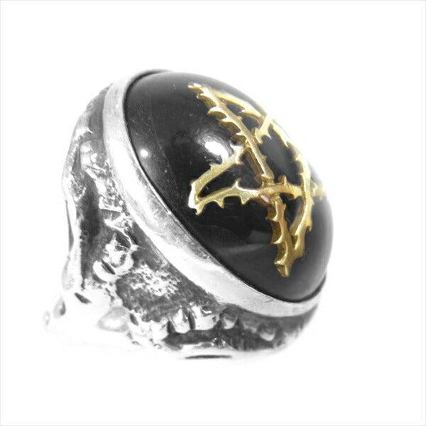 ALEX STREETER アレックスストリーター ANGEL HEART RING エンジェルハート リング シルバー 18号程度【中古】