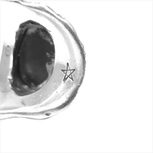 ALEX STREETER アレックスストリーター ANGEL HEART RING エンジェルハート リング シルバー 18号程度【中古】