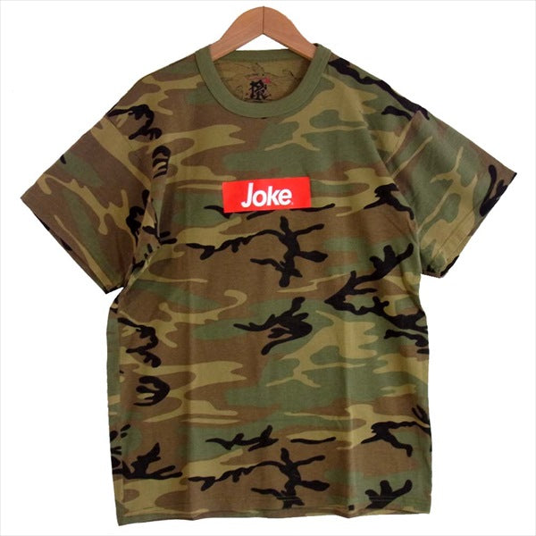 エフアールティー JOKE S/S T-SHIRT WOOD LAND ウッド ランド 半袖 Tシャツ マルチカラー系 M【新古品】【未使用】【中古】