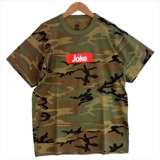 エフアールティー JOKE S/S T-SHIRT WOOD LAND ウッド ランド 半袖 Tシャツ マルチカラー系 M【新古品】【未使用】【中古】