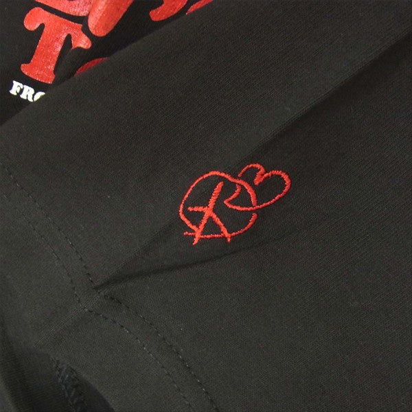 エフアールティー ANSWER SS TEE アンサー 半袖 プリント Tシャツ ブラック系 ブラック系 L【新古品】【未使用】【中古】