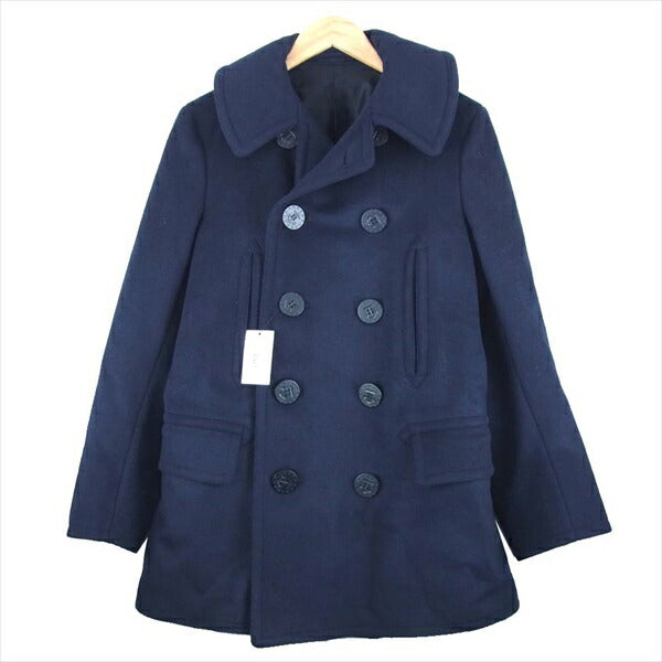 アナトミカ 19AW 530-522-04 PEA COAT USN アメリカ 海軍 1920s 1930s 13 スター ボタン ピーコート Pコート ネイビー系 38【新古品】【未使用】【中古】