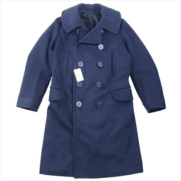 アナトミカ 530-522-05 LONG PEA COAT USN アメリカ 海軍 1920s 1930s 13 スター ボタン ロング Pコート コート ネイビー系 36【新古品】【未使用】【中古】