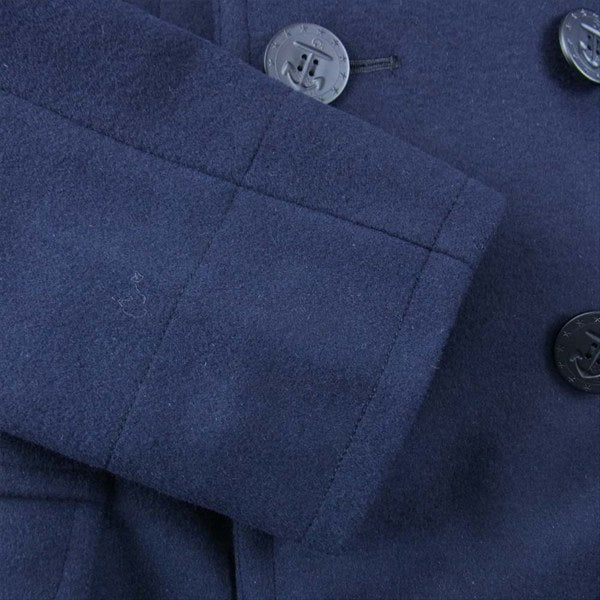 アナトミカ 530-522-05 LONG PEA COAT USN アメリカ 海軍 1920s 1930s 13 スター ボタン ロング Pコート コート ネイビー系 36【新古品】【未使用】【中古】