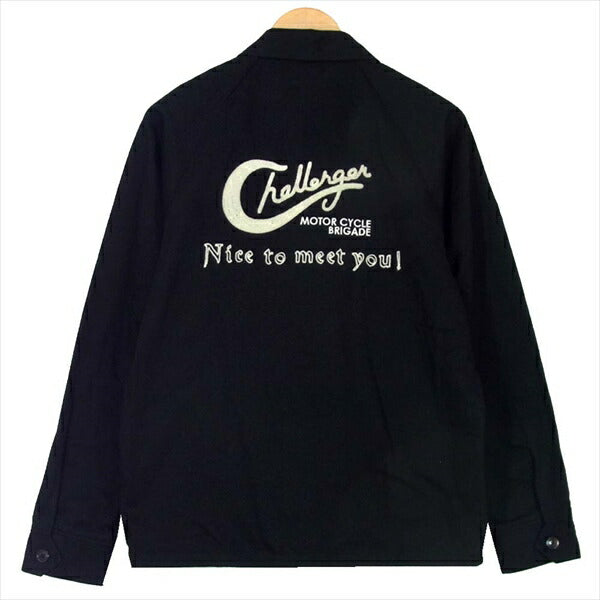 CHALLENGER チャレンジャー CLG-JK 012-002 12年製 SWING TOP ワークジャケット スウィングトップ ブルゾン 黒系  黒系 M【中古】