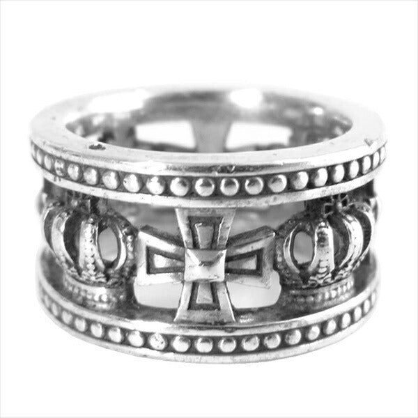 Justin Davis ジャスティンデイビス SRJ175 MEDIEVAL WEDDING RING  リング シルバー 11号程度【中古】