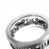Justin Davis ジャスティンデイビス SRJ755 Fame Ring フェイム クラウン ロゴ リング シルバー 6号程度【中古】
