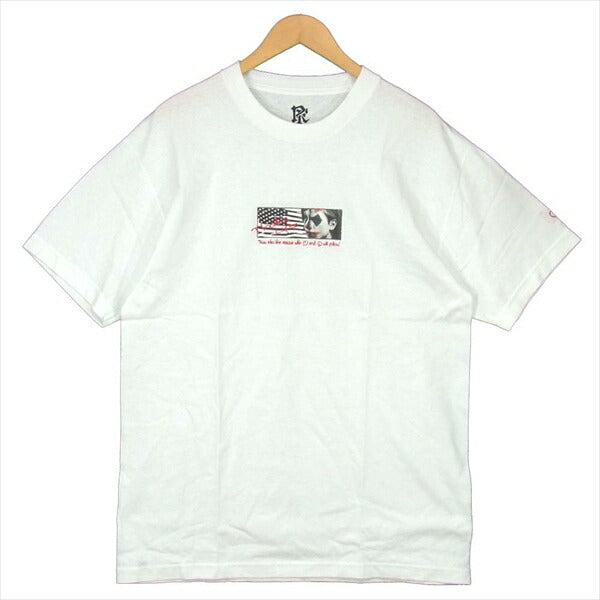 エフアールティー 半袖 プリント Tシャツ ホワイト系 ホワイト系 L【新古品】【未使用】【中古】