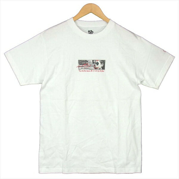 エフアールティー 半袖 プリント Tシャツ ホワイト系 ホワイト系 M【新古品】【未使用】【中古】