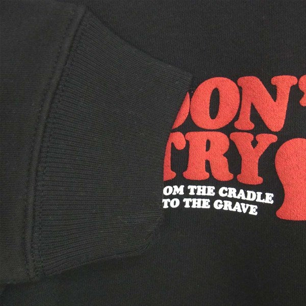 エフアールティー 未使用品 ANSWER CREW NECK SWEAT アンサー クルーネック スウェット 黒系 M【極上美品】【中古】