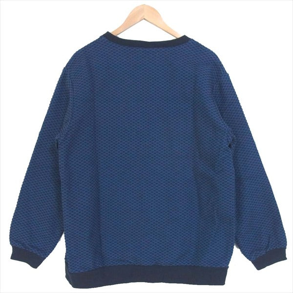 クオン 1802S01#B 18AW PULLOVER LONG SLLVE SHIRT 刺し子 プルオーバー スウェット B B M【新古品】【未使用】【中古】