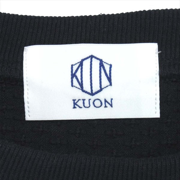 クオン 1802S01#B 18AW PULLOVER LONG SLLVE SHIRT 刺し子 プルオーバー スウェット B B M【新古品】【未使用】【中古】