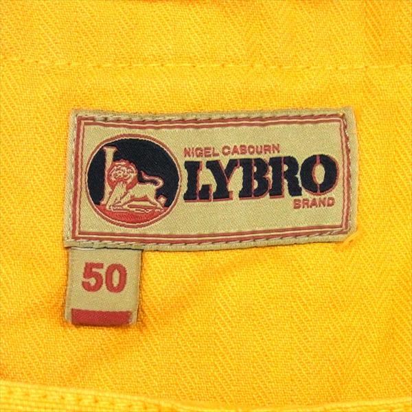 Nigel Cabourn ナイジェルケーボン × LYBRO ライブロ NAVAL DUNGAREE MIX オーバーオール SURVIVAL YELLOW SURVIVAL YELLOW 50【新古品】【未使用】【中古】