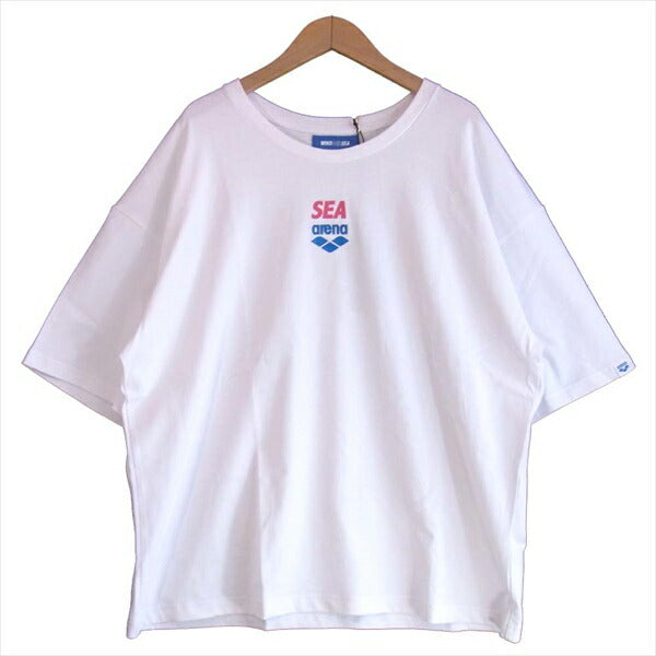 ウィンダンシー × アリーナ ARENA WDSARNA-03 WDS ARENA AND SEA T-SHIRTS Tシャツ 白系  白系 L【極上美品】【中古】