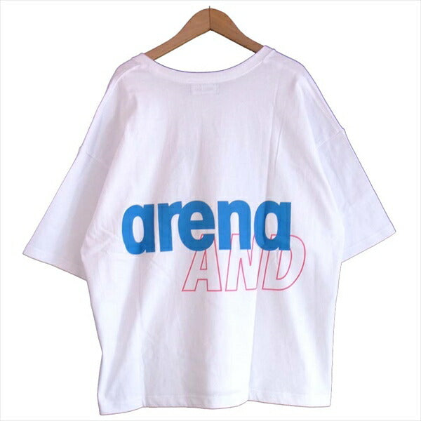 ウィンダンシー × アリーナ ARENA WDSARNA-03 WDS ARENA AND SEA T-SHIRTS Tシャツ 白系  白系 L【極上美品】【中古】