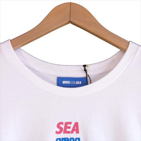 ウィンダンシー × アリーナ ARENA WDSARNA-03 WDS ARENA AND SEA T-SHIRTS Tシャツ 白系  白系 L【極上美品】【中古】