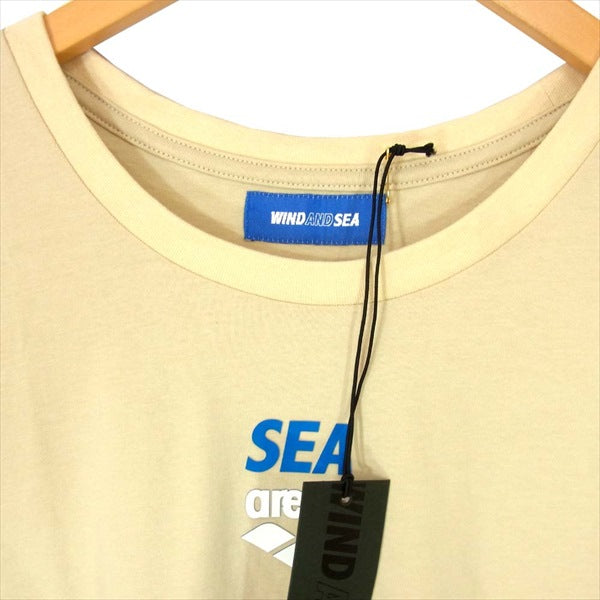ウィンダンシー × アリーナ ARENA WDSARNA-03 WDS プリント Tシャツ ベージュ系 ベージュ系 L【中古】