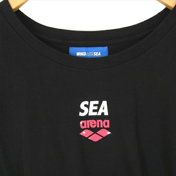 ウィンダンシー × アリーナ ARENA WDSARNA-03 WDS プリント Tシャツ 黒系 黒系 XL【極上美品】【中古】