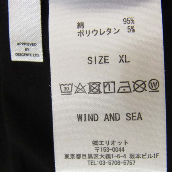 ウィンダンシー × アリーナ ARENA WDSARNA-03 WDS プリント Tシャツ 黒系 黒系 XL【極上美品】【中古】