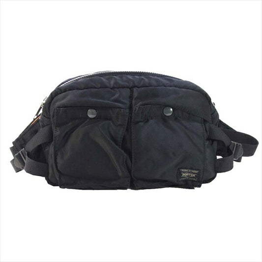 PORTER ポーター TANKER タンカー ナイロン ショルダーバッグ ウエストポーチ ウエスト バッグ ブラック系 ブラック系【中古】