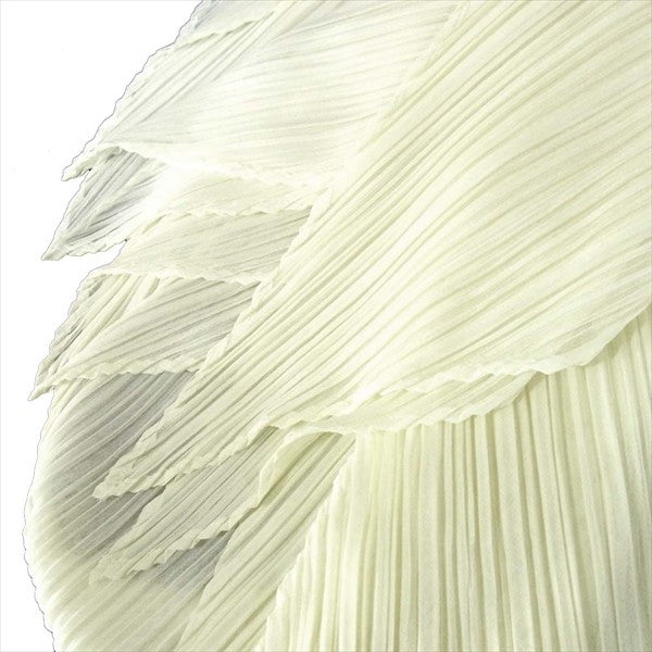 PLEATS PLEASE プリーツプリーズ プリーツ加工 レディース ストール イエロー系 イエロー系【美品】【中古】
