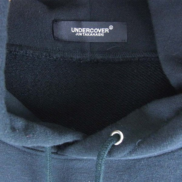 UNDERCOVER アンダーカバー アンダーカバー UNDERCOVER UCX4893-6 19AW  時計仕掛けのオレンジ A CROCKWROK ORANGE プリント フーディ パーカー ブラック系 ３ 【美品】【即決】 ブラック系 ３【美品】【中古】
