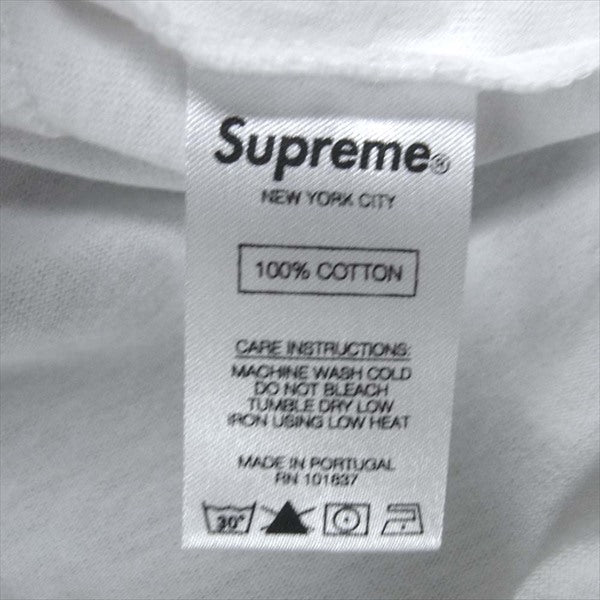 Supreme シュプリーム × コムデギャルソン Comme des Garcons SHIRT 18AW Split Box Logo Tee スプリット ボックスロゴ Tシャツ ホワイト系 S【新古品】【未使用】【中古】