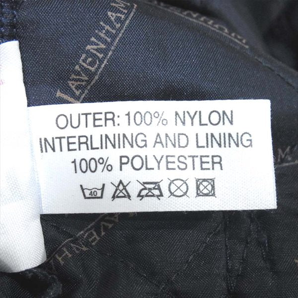LAVENHAM ラベンハム 英国製 RAYDON レイドン キルティング イギリス キルティングジャケット ネイビー系 ネイビー系 36【中古】