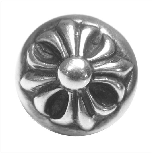 CHROME HEARTS クロムハーツ（原本無） SILVER 925 クロスボール モチーフ スタッド 片耳 ピアス シルバー【中古】