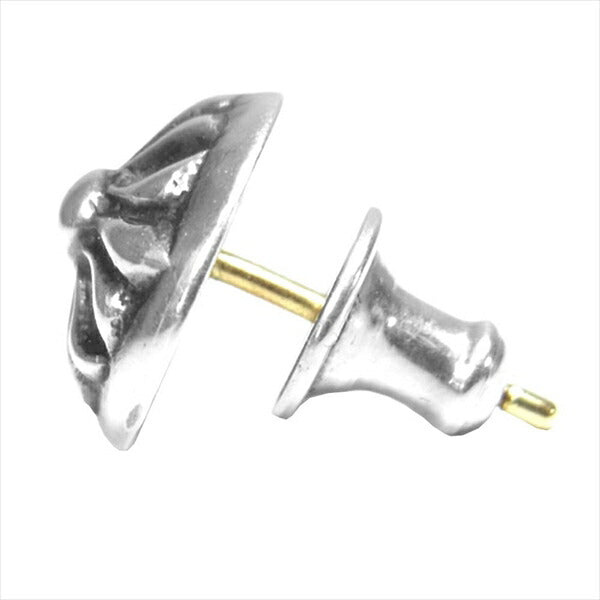 CHROME HEARTS クロムハーツ（原本無） SILVER 925 クロスボール モチーフ スタッド 片耳 ピアス シルバー【中古】