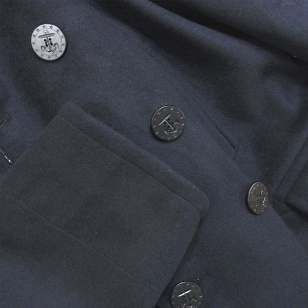 アナトミカ 19AW 530-522-04 PEA COAT USN アメリカ 海軍 1920s 1930s 13 スター Pコート ネイビー系 44【新古品】【未使用】【中古】
