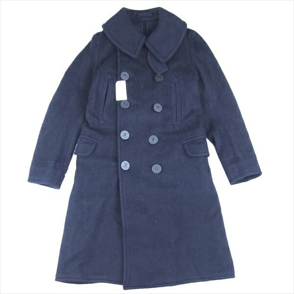 アナトミカ BB CLOTH PEA COAT LONG 13スター ボタン  Pコート ネイビー系 36【新古品】【未使用】【中古】