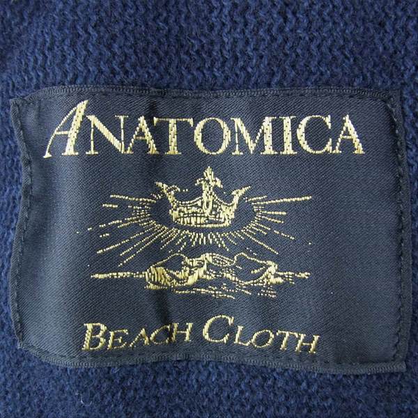 アナトミカ BB CLOTH PEA COAT LONG 13スター ボタン  Pコート ネイビー系 36【新古品】【未使用】【中古】