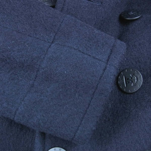 アナトミカ BB CLOTH PEA COAT LONG 13スター ボタン  Pコート ネイビー系 36【新古品】【未使用】【中古】