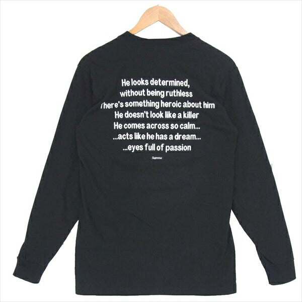 Supreme シュプリーム 18AW The Killer L/S Tee キラー 長袖Ｔシャツ コットン USA製 Tシャツ ブラック系 ブラック系 S【中古】