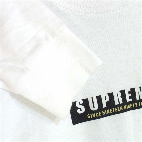 Supreme シュプリーム 18AW 1994 LS Tee since nineteen ninety four 長袖Ｔシャツ USA製 Tシャツ ホワイト系  ホワイト系 S【中古】