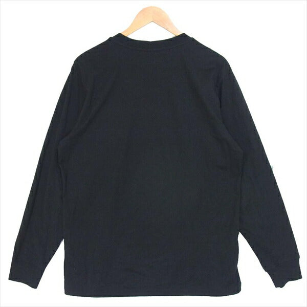 Supreme シュプリーム 19SS Tech L/S Tee テック 長袖Ｔシャツ コットン ロゴ Tシャツ ブラック系 ブラック系 M【中古】
