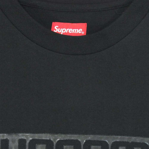 Supreme シュプリーム 19SS Tech L/S Tee テック 長袖Ｔシャツ コットン ロゴ Tシャツ ブラック系 ブラック系 M【中古】