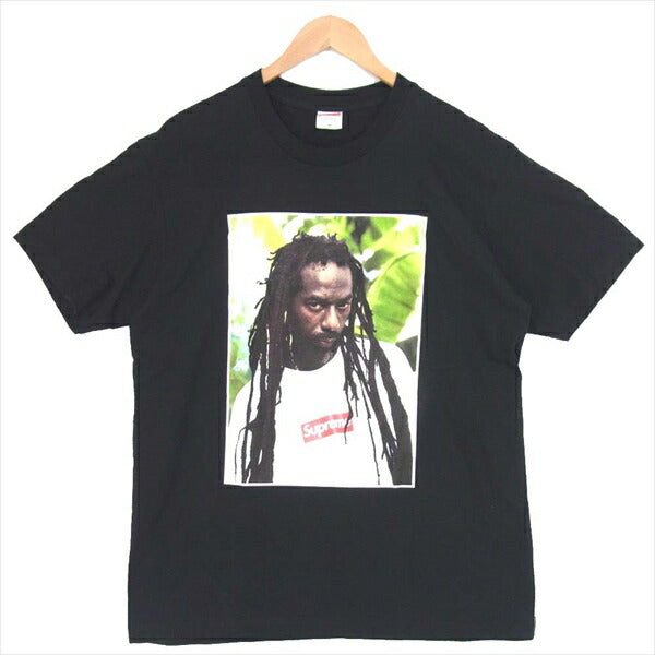 Supreme シュプリーム 19SS Buju Banton Tee ブジュバントン フォトTシャツ USA製 Tシャツ ブラック系 M【美品】【中古】