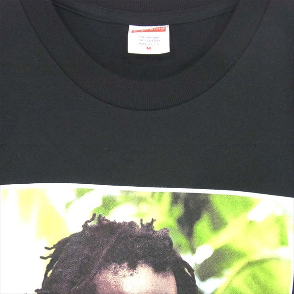 Supreme シュプリーム 19SS Buju Banton Tee ブジュバントン フォトTシャツ USA製 Tシャツ ブラック系 M【美品】【中古】