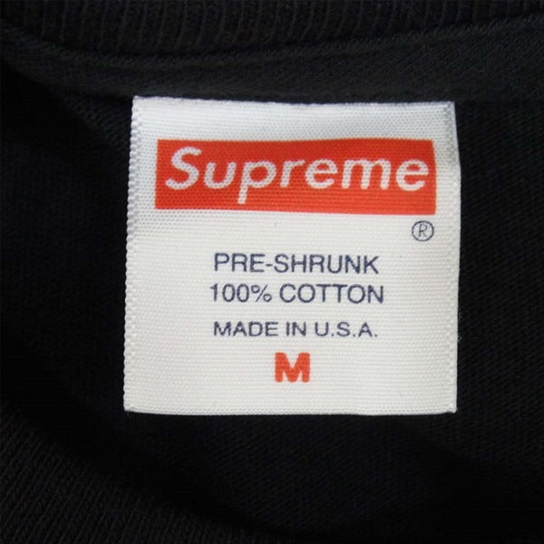 Supreme シュプリーム 19SS Buju Banton Tee ブジュバントン フォトTシャツ USA製 Tシャツ ブラック系 M【美品】【中古】