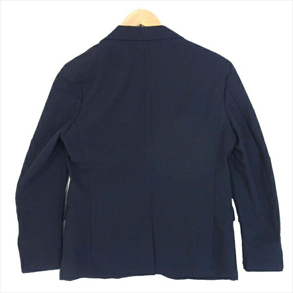 BEAUTY&YOUTH UNITED ARROWS ビューティアンドユースユナイテッドアローズ TORAY シアサッカー ドライ 2B セットアップ ネイビー系 S【中古】