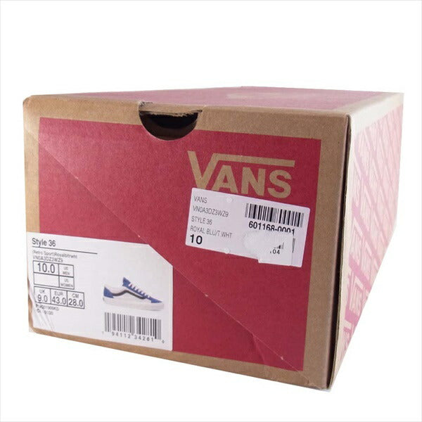 VANS バンズ 未使用品 ロンハーマン Style 36 VN0A3DZ3WZ91 28cm スニーカー 白系 白系 28cm【極上美品】【中古】