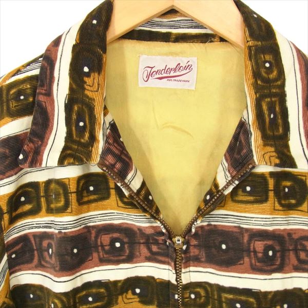 TENDERLOIN テンダーロイン T-CORDUROY JKT GMR コーデュロイ ジャケット ブルゾン ブラウン系 ブラウン系 XS【中古】
