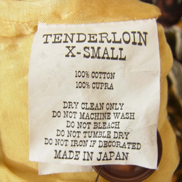 TENDERLOIN テンダーロイン T-CORDUROY JKT GMR コーデュロイ ジャケット ブルゾン ブラウン系 ブラウン系 XS【中古】